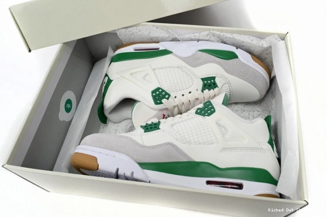 Kicked Out Shoe Store SB Jordan Retro 4 Green DR5415-103 Pine 0707